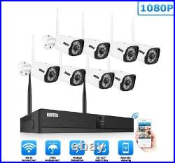 Wireless home/office CCTV Camera Security System 2MP 8CH NVR with 2Tb Hard Drive