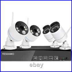 YESKAMO 5MP Wireless CCTV Camera System